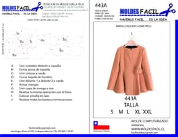 ABRIGO CRUZADO ASIMETRICO - vista 1