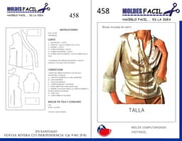 BLUSA CRUZADA DE SATIN - vista 1
