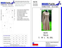 Vestido Con Mangas Y Cuello - vista 1