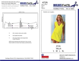 Vestido con Recogidos - vista 1