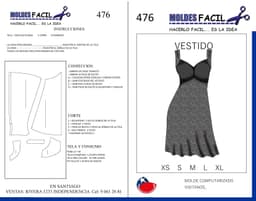 Vestido Enlazado en el Busto - vista 1