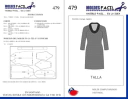 Vestido Manga Raglan - vista 1