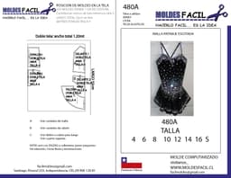 Malla patinaje escotada - vista 1