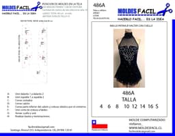Malla patinaje halter con cuello - vista 1