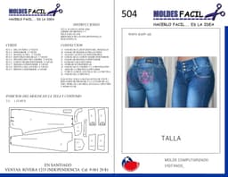 Jean push Up - vista 1