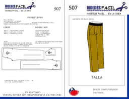 Pantalón de buzo dama - vista 1