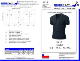 POLERA HOMBRE MANGA CORTA ABOTONADA - vista 1