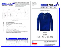 Poleron con cordon - vista 1