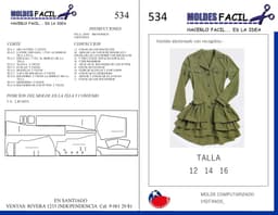 Vestido Abotonado Con Recogidos - vista 1
