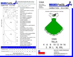 Vestido con Cortes en Busto y Cintura - vista 1