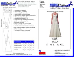 Vestido de novia escote corazón - vista 1
