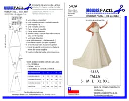 Vestido de novia halter - vista 1