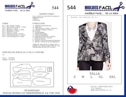 BLAZER ESTAMPADO - vista 1