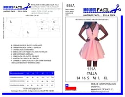 Vestido Escotado Falda Con Pliegues - vista 1