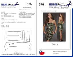 Vestido Corto Estampado - vista 1