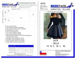 Vestido Tableado Sin Hombros - vista 1