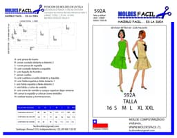 Vestido Retro años 60 Con Faldón - vista 1