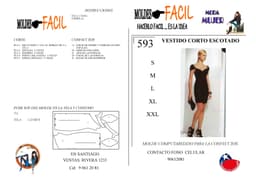 Vestido Corto Escotado - vista 1