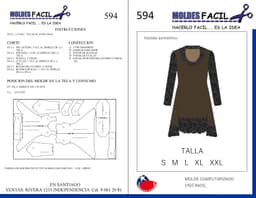Vestido Asimétrico - vista 1