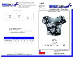 CROP TOP MANGA CORTA - vista 1