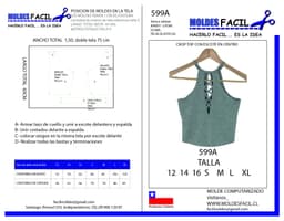 CROP TOP CON ESCOTE EN CENTRO - vista 1