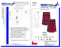 Falda pareo escolar - vista 1