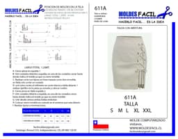 Falda con aberturas - vista 1