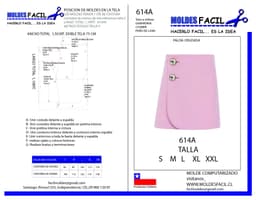Falda cruzada - vista 1