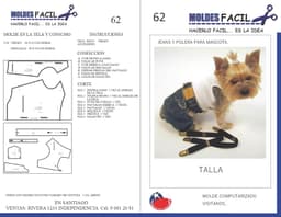 Jeans y polera para mascota - vista 1