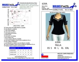 BLUSA ESCOTADO CON CORTES - vista 1
