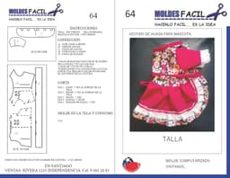 Vestido de huasa para mascota - vista 1