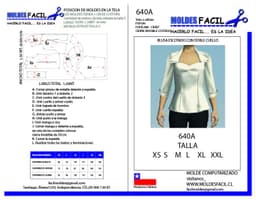 BLUSA ESCOTADO CON DOBLE CUELLO - vista 1