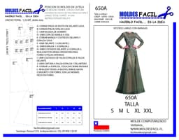Vestido largo con mangas - vista 1