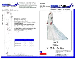 Vestido de novia con cola - vista 1