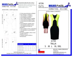 Vestido Formal Geométrico - vista 1