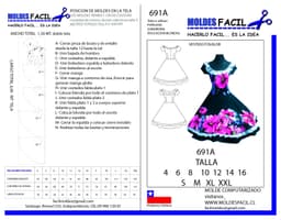 Vestido de Folclor - vista 1