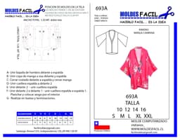Kimono Manga Campana - vista 1
