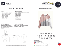 Poleron oversize - vista 1