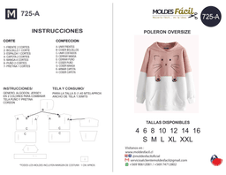 Poleron oversize - vista 1