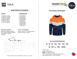 Poleron oversize - vista 1