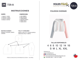 Poleron oversize - vista 1