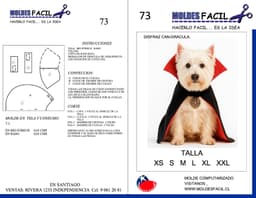 DISFRAZ CAN DRÁCULA / MASCOTA - vista 1