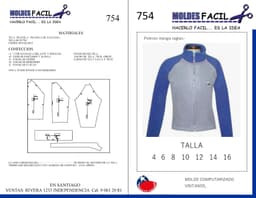 Polerón manga raglan - vista 1