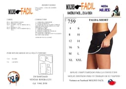 Falda-Short - vista 1
