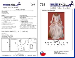 Vestido de Dama Antigua - vista 1