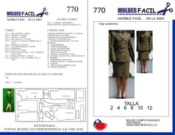 Traje Carabinera - vista 1