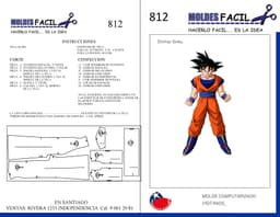 Disfraz de Goku - vista 1