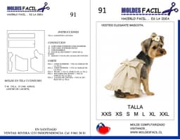 Vestido elegante mascota - vista 1