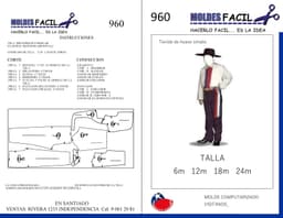 Tenida de Huaso Simple - vista 1