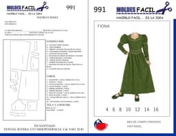 Vestido Princesa Fiona - vista 1